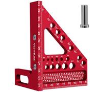 Red Construction Ruler in mm