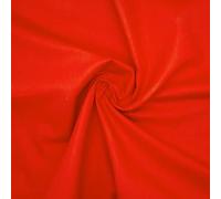 Red Cotton Jersey Knit Fabric - Soft Stretch Material - Sample Size 10cm x 15cm - Ideal for Sewing, Dressmaking, DIY & Craft Projects