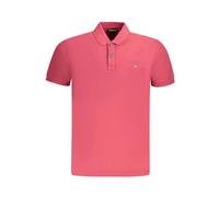 Red Cotton Men Polo Shirt - male - Napapijri - Polo Shirts - Red - 2XL - Tops 2XL