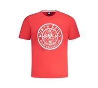 Red Cotton Men T-Shirt - male - North Sails - T-Shirts - Red - 3XL - Tops 3XL