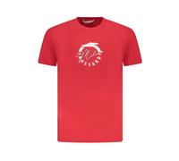 Red Cotton Men T-Shirt Short Sleeve - male - Trussardi - T-Shirts - Red - 2XL - Tops 2XL