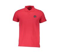Red Cotton Polo Shirt with Logo - male - Cavalli Class - Polo Shirts - Red - M - Tops M