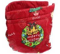 Red Cotton Round Teapot Covering for Insulation and Keep Warm | Tabletop Use, Restaurant Dining Tables, Hot Chocolate Kettle Protection, Simple Cartoon Print
