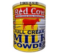 Red Cow Full Cream Milk Powder 2.5 Kg (5.5lb), Made From Real Fresh Milk, Product of Netherlands.