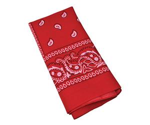 Red Cowboy Bandana (Pack of 1) - Timeless Design, Perfect Accessory for Everyday Wear, Costume Parties, Outdoor Adventures, Festivals, & Fashionable Outfits Halloween