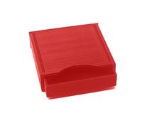 Red CPU Protector Case Holder for AMD Socket AM5 Stackable Great for shipment and protecting your CPUs - 3D printed