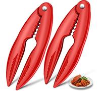 Red Crab Claw Tool Cracker Crab Claw and Lobster Cracker Sheller Seafood Shellfish Tool 13.5 x 5 cm(2 Pieces)