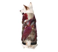 Red Crabs Dog Hoodie for Small, Soft Breathable, Pet Clothes for Small