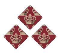 Red Crown Car Air Freshener, 3 Pcs Rhombus Hanging Air Freshener Cards, Long Lasting Fragrance Scented Cards for Car, Home, Office Gray-style
