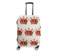 Red Crown Suitcase Covers Luggage Protector - Travel Elastic Baggage Case Protective, Washable Anti-scratch Large Suit Case Cover for Suitcases Fits 19-32 Inch Luggages, white, XL, Flower and Animals