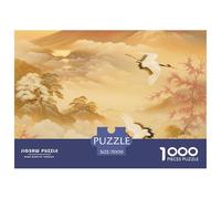 Red-crowned Crane 1000 Pieces Jigsaw Puzzles Engaging Home Decoration Bird Jigsaw Puzzles Beautiful Decoration for Adults & Families 70x50cm/1000pcs