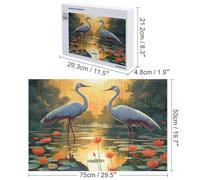 Red-Crowned Crane Jigsaw Puzzles for Adult Family Activities Games Home Decor Puzzle 1000 PCS
