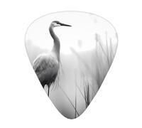 red-crowned crane Patterned guitar picks - (thin/medium/thick) free to choose, suitable for all kinds of string instruments,