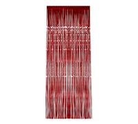 Red Curtain Foil Birthday Party Door Decoration