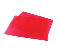 Red Cut Flush Folders (Pack of 100) WX01485