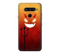 Red Cute Little Devil Cartoon Case Cover For LG V40, LG V40 ThinQ