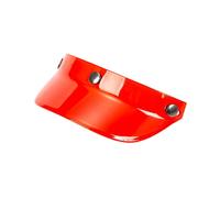 (red) D7YA 3-Snap Helmet Peak Lens Sun Shade Shield Wear Resistant for 3/4 Motorcycle