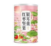 Red Date Nut Lotus Root Powder White Fungus Soup, Instant Healthy Breakfast Porridge, Meal Substitute Powder, Nut and Lotus Root Powder (1 can)