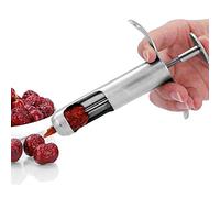 Red Date Pitter, Stainless Steel Jujube Corer Fruit Core Remover Deseeder Tool for Red Dates Hawthorn Grape Kitchen Gadgets