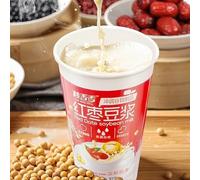 Red date soy milk,Healthy and nutritious breakfast, Instant soy milk, Dessert, Instant meal replacement,Snack food,Whole grain snacks, Delicious snack gifts (6cups)