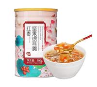 Red Dates and Tremella Nut Lotus Root Starch Soup, Instant Meal Substitute Powder, Five Grains, Healthy Nutritious Breakfast Porridge (2 can)