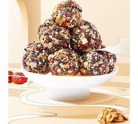 Red dates walnut Black Sesame (135g/15pcs/bag) Healthy and nutritious snacks, snack food, instant candy, soft candy, crisp candy, dessert, snack, Chinese snack gift (5bags)