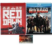 Red Dawn Double Feature Original & Remake 2 Blu Ray Set Includes Glossy Print Movie Camera Art Card