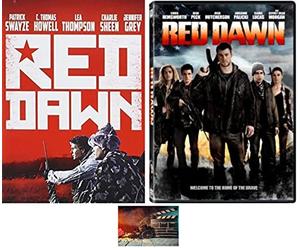 Red Dawn Double Feature Original & Remake 2 DVD Set Includes Glossy Print Movie Camera Art Card