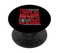 Red Dear Haters - Be Mad Red Graphic PopSockets Adhesive PopGrip