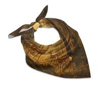 Red Deer In The Fall Forests Women's Head Scarf Hair Square Scarves Headscarf for Sleeping Travel Beach 18"x18"
