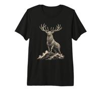 Red Deer Stag Scotland Scottish Highlands Premium T-Shirt