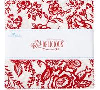 Red Delicious 5" Stacker 42 5-inch Squares Charm Pack Riley Blake Designs 5-15660-42