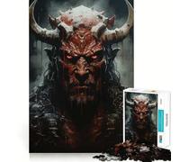 Red Demon from Hell 1000 Piece Jigsaw Puzzle for Teenagers Fine Logic Toy Relaxing Fun Neat Edge Wall Art Decor (38x52cm)