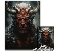 Red Demon from Hell 1000 Pieces Puzzle Gifts Puzzles for Adults for Teenager Families Perfect DIY Decor BrainTeasing Challenge 1000 PCS(38x26cm)