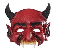 Red Demon Mask Halloween Half Face Devil Mask Monster Masquerade Foam Mask for Cosplay Costume
