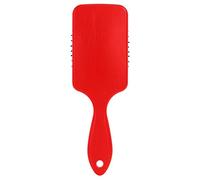 Red Detangler Hair Brush Soft Touch Paddle Hair Brushes Wet Dry Hair Brush for Scalp Care