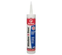 Red Devil 0846 Window & Door Siliconized Acrylic Caulk, White, 10.1 oz, Pack of 1, Made in USA