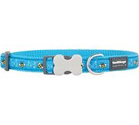 Red Dingo Bumble Bee Turquoise Dog Collar - Small (24-36cm)