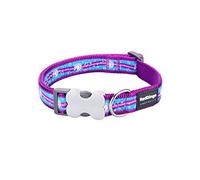 Red Dingo Bucklebone Dog Collar Design, Unicorn Purple, Medium 20mm