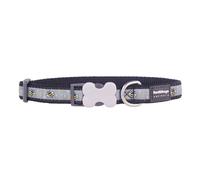 Red Dingo Bumble Bee Black Dog Collar - Large (41-64cm)