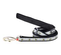 Red Dingo Bumble Bee Black Leash 15mm (5/8" Wide - 4-6' Length)