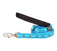 Red Dingo Bumble Bee Turquoise Leash 25mm (1" Wide - 4-6' Length)