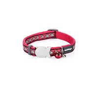 Red Dingo Cat Collar Reflective Fish, Red, Extra Small 12mm