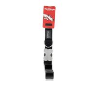 Red Dingo Classic Black Dog Collar - Large (41-64cm)