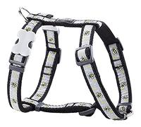 Red Dingo Classic Dog Harness Design, Bumble Bee Black, Small 15mm