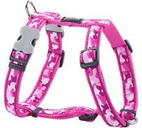 Red Dingo Classic Dog Harness Design, Camouflage Hot Pink, Medium 20mm