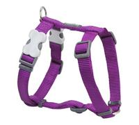 Red Dingo Classic Dog Harness Plain, Purple, Small 15mm