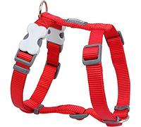 Red Dingo Classic Dog Harness Plain, Red, Medium 20mm