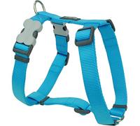 Red Dingo Classic Dog Harness Plain, Turquoise, Large 25mm