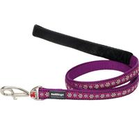 Red Dingo Daisy Chain Purple Dog Lead, Small